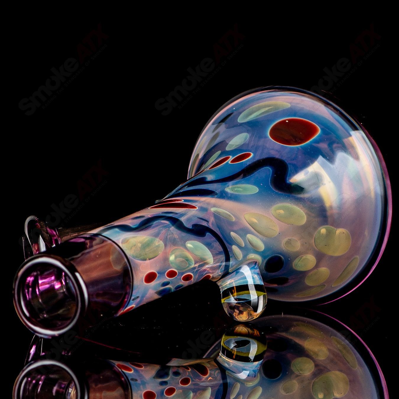Dragon Eye Fumed Rig Set King Leo Glass - Smoke ATX