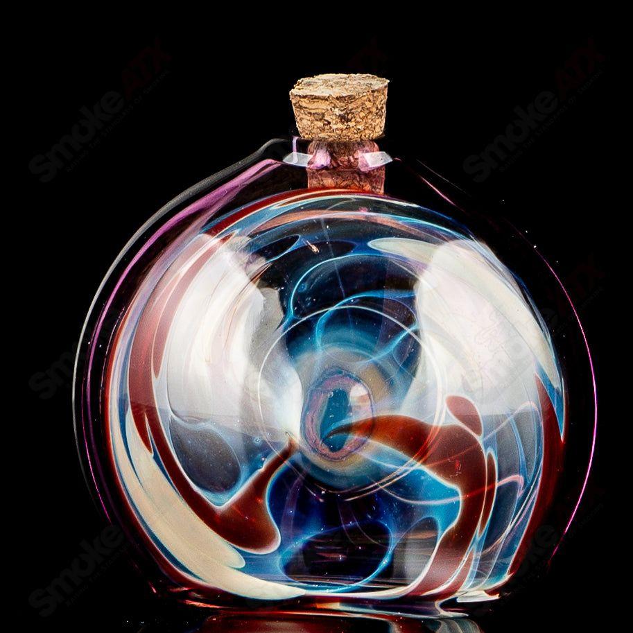 Dragon Eye Fumed Rig Set King Leo Glass - Smoke ATX