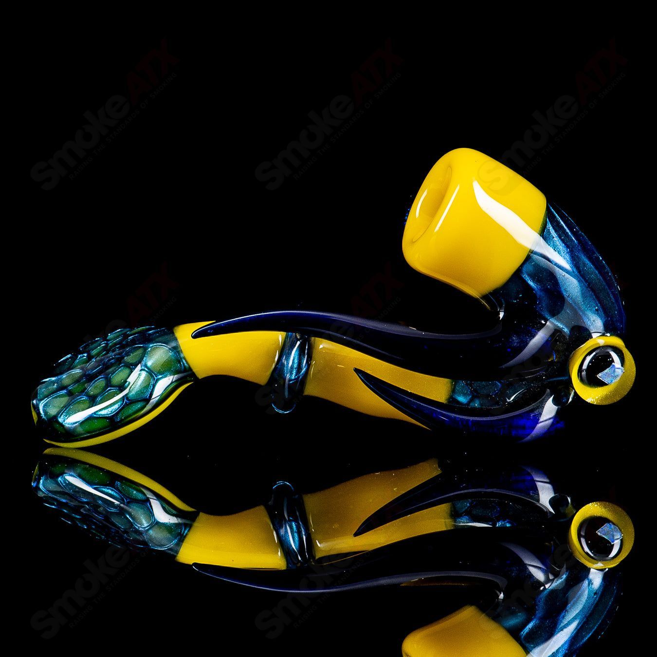 Yellow and Blue Honeycomb Sherlock Dellene Peralta - Smoke ATX 
