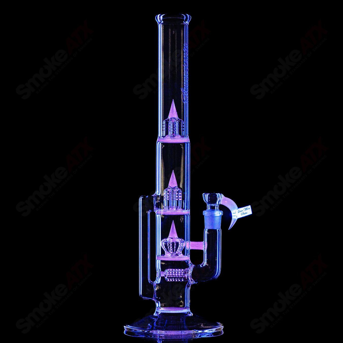 44mm Treecycler Threeline/Imperial/Inv4/Splashgaurd  Partial + Seal Accents (Lime White Satin UV) Sovereignty - Smoke ATX