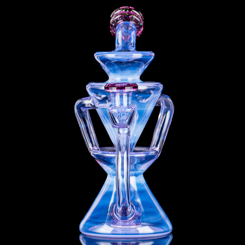 #1 Faceted Two & Through Full-Size Recycler w/ Opal by Captn Chronic