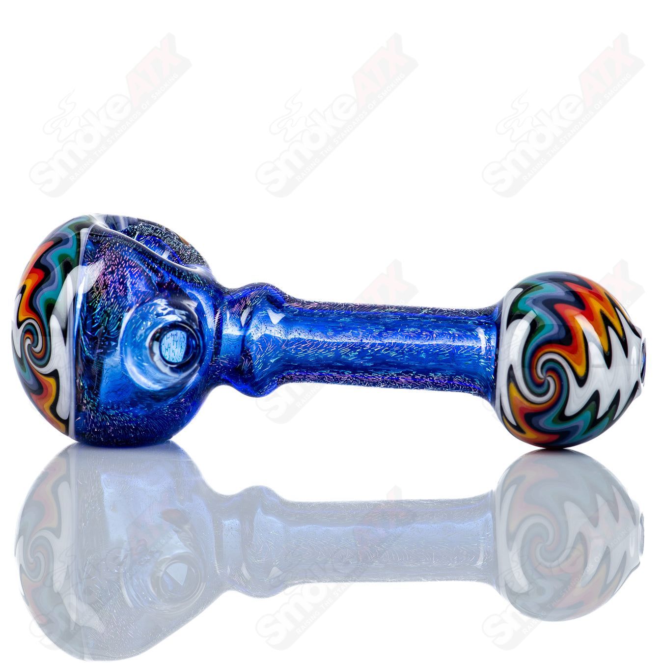 Dichro Spoon w/ Wig Wag Cap and Mouthpiece Boro Loco - Smoke ATX