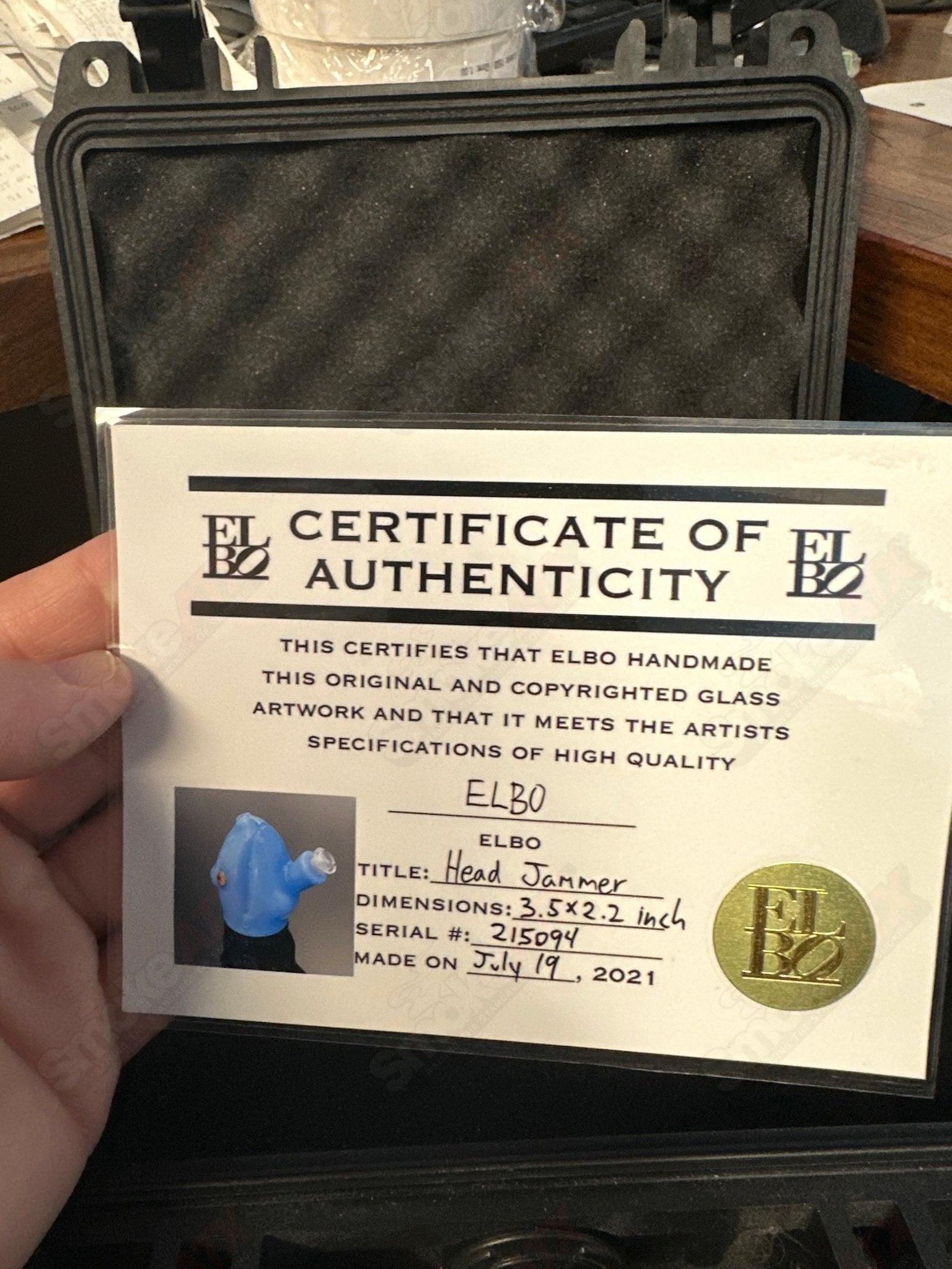 Dino Head Jammer Rig By Elbo - Smoke ATX