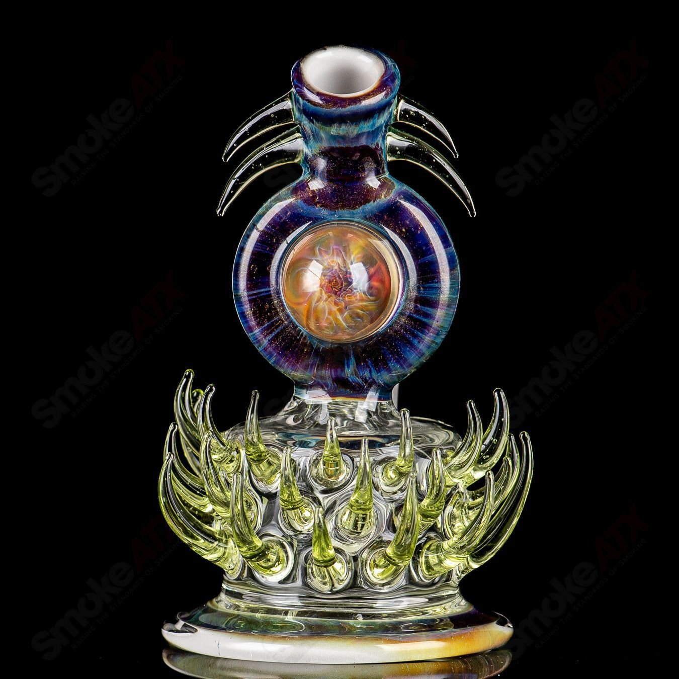 Disc Rig (Lime/Purple) Freeek Glass - Smoke ATX