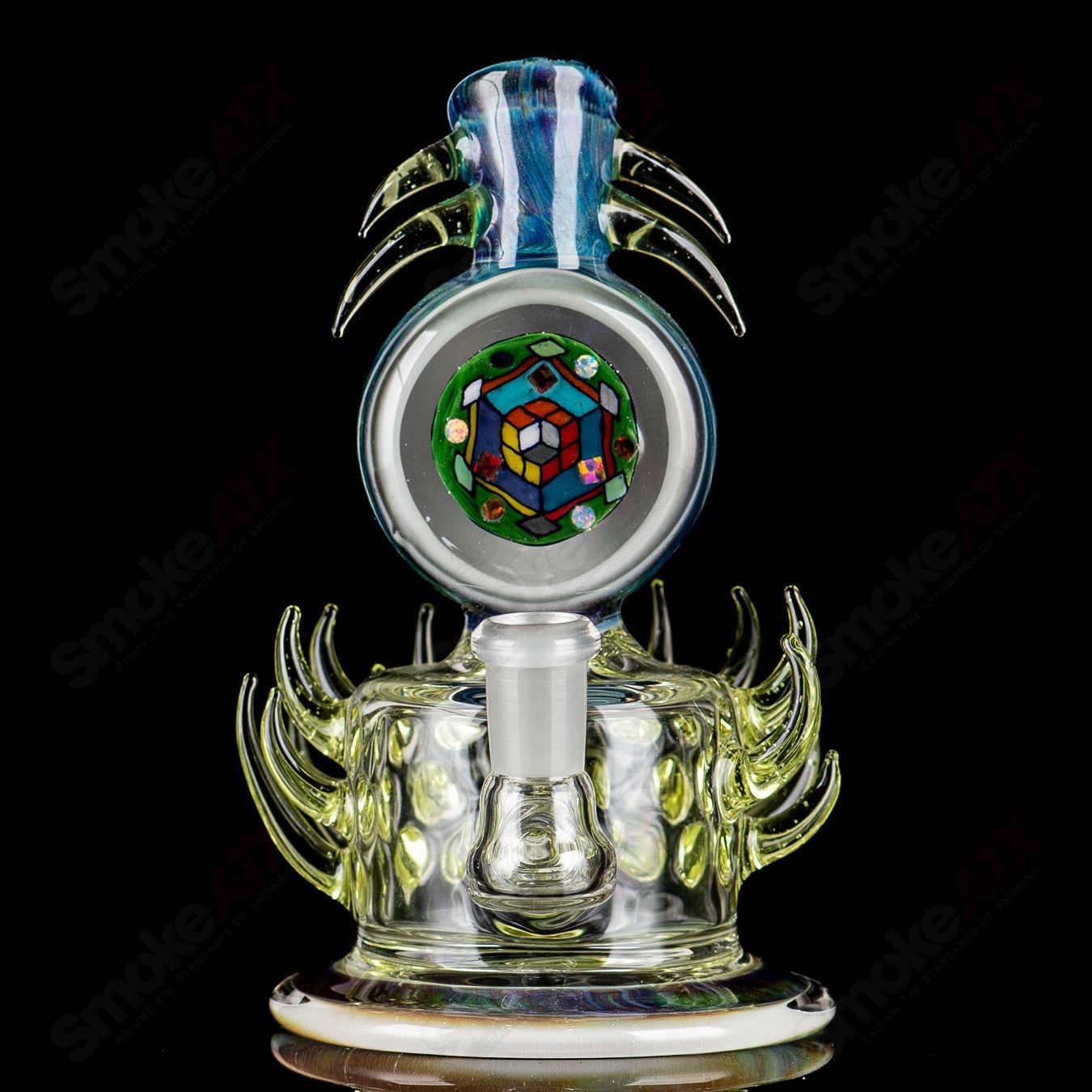 Disc Rig (Lime/Purple) Freeek Glass - Smoke ATX