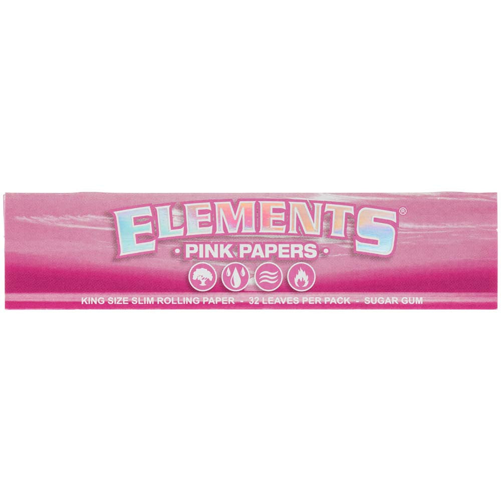 King Size Slim Pink Rolling Papers Element