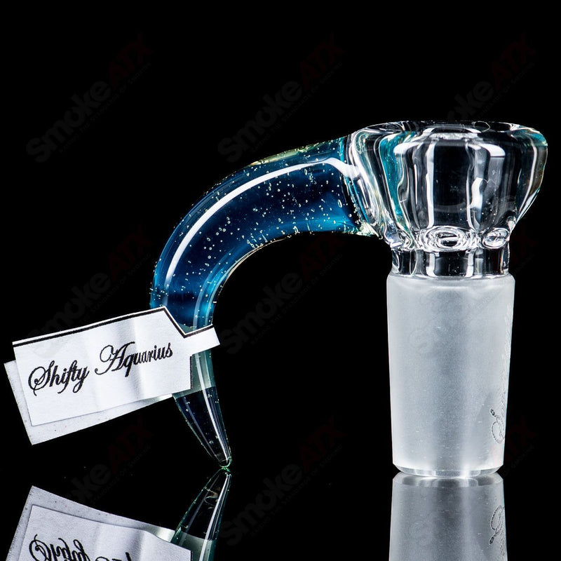 18mm Partial Accent Patterned Slide (Shifty Aquarius) Sovereignty - Smoke ATX