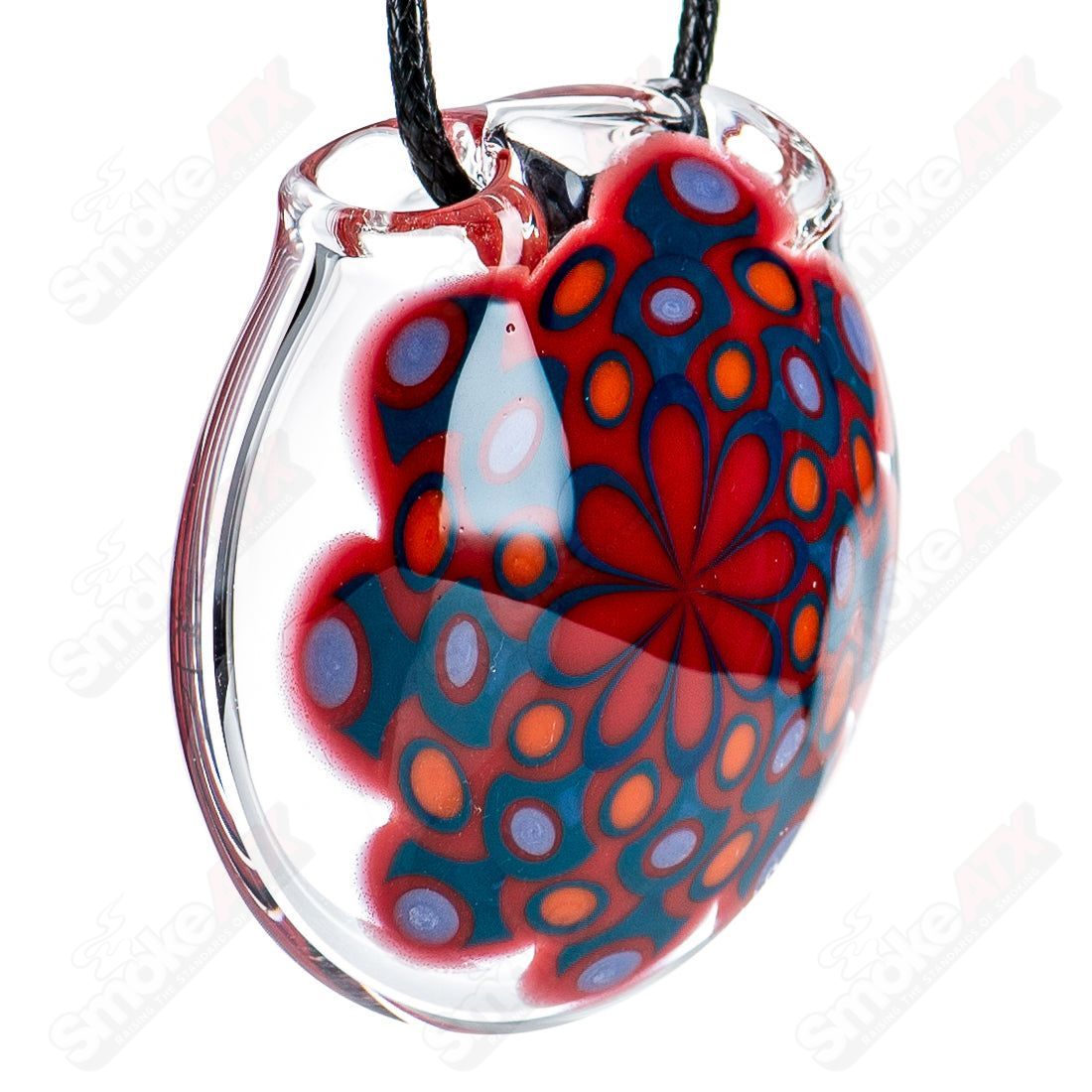 #1 Dotstack Pendant (Signed 2015) by Tyme Glass - Smoke ATX 