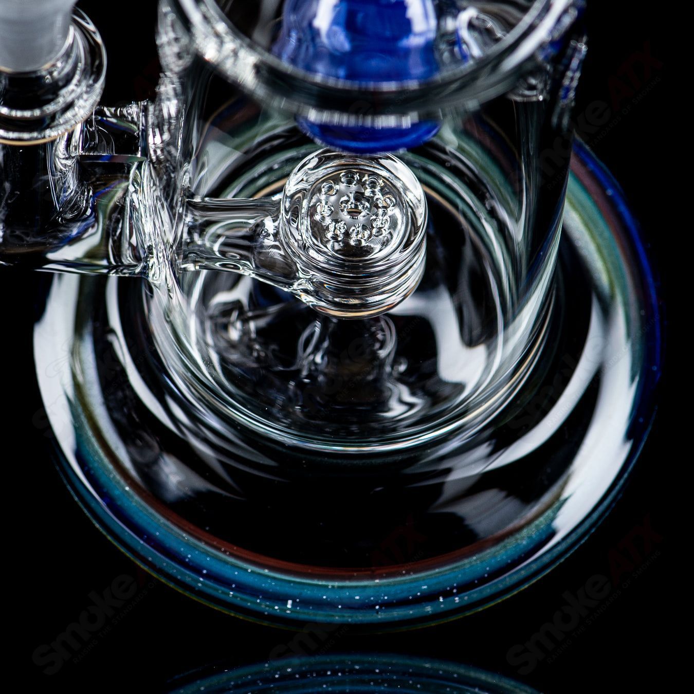 #1 10mm Jetperc Full Color Ball by Toro Glass - Smoke ATX