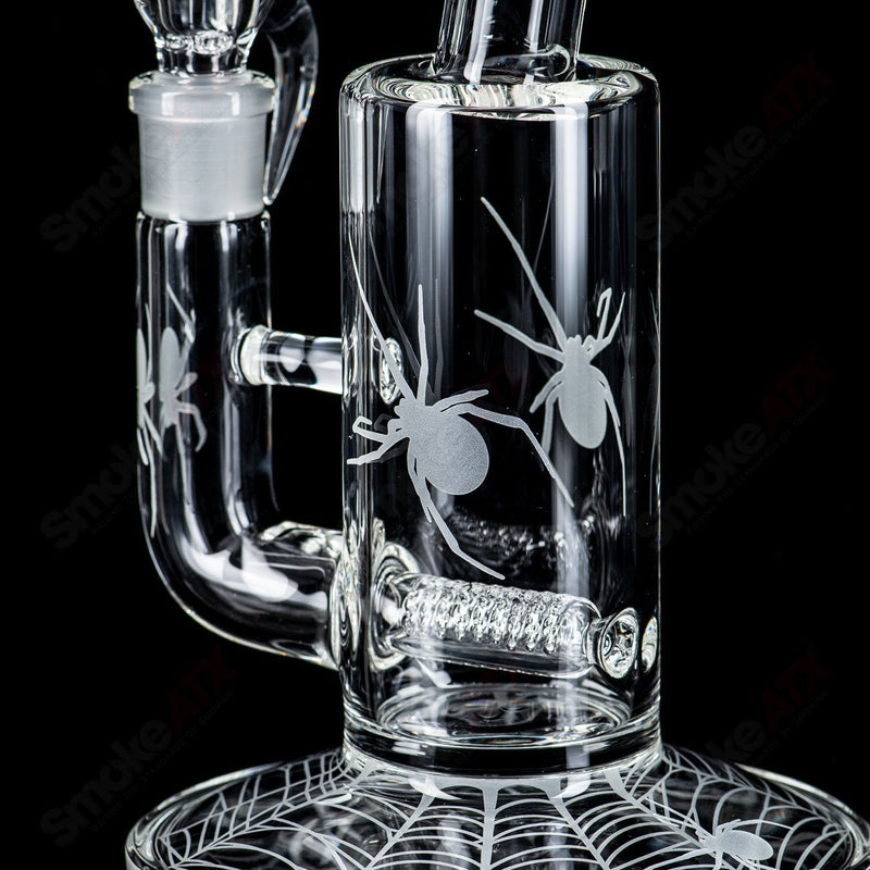 Queen Stemline Clear w/ bent neck & Halloween pattern Sovereignty - Smoke ATX 