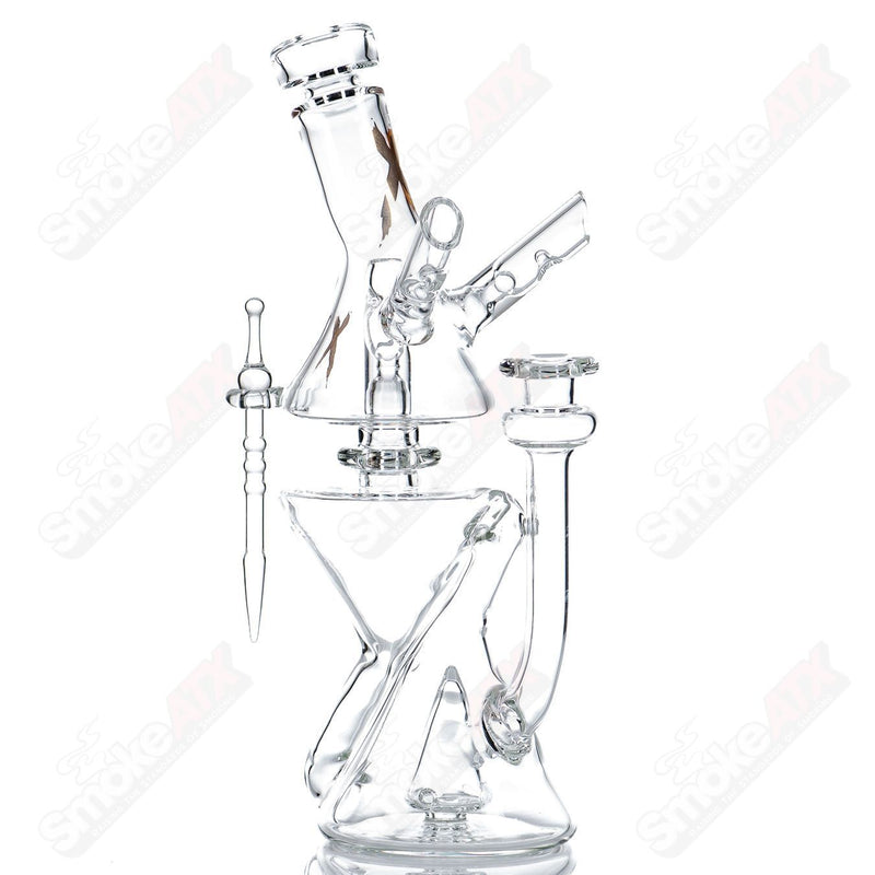 Clear Xhalecycler RAM Robert Mickelsen Glass - Smoke ATX 