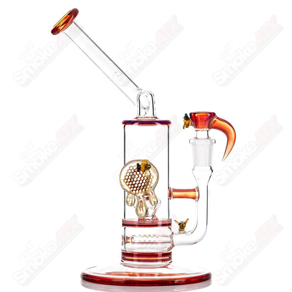 Sidecar Oiler Dual Perc w/ Light Yellow & Orange Elvis Accents by Sovereignty & Joe P - Smoke ATX 