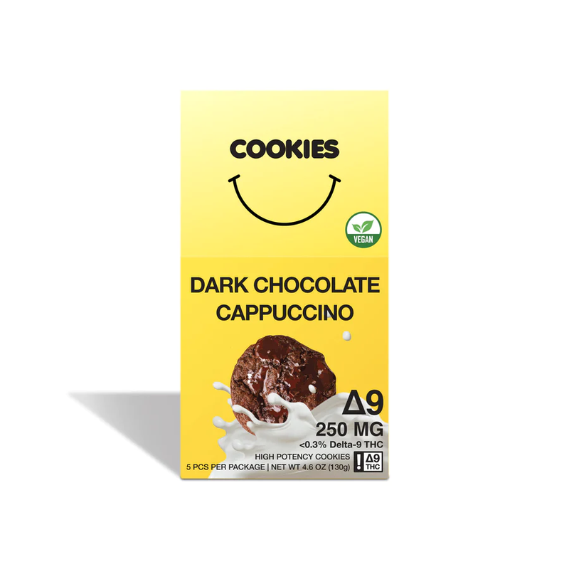 250mg D9 Dark Chocolate Cappucino Cookies Sweet Life by QWIN - Smoke ATX