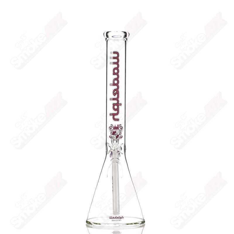 17" 5mm (Purple) Short Beaker Illadelph - Smoke ATX