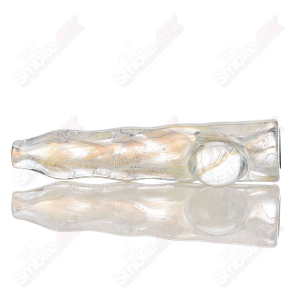 #4 I/O Worked Chillum Signed - JMK Glass - Smoke ATX