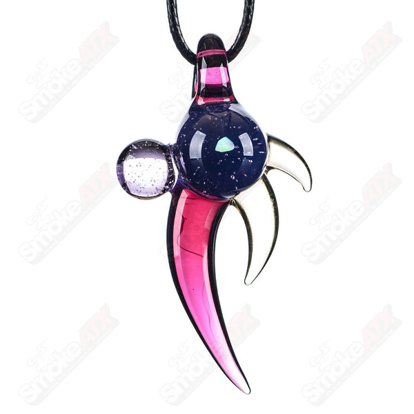 #2 Amulet Pendant Dosh Glass - Smoke ATX