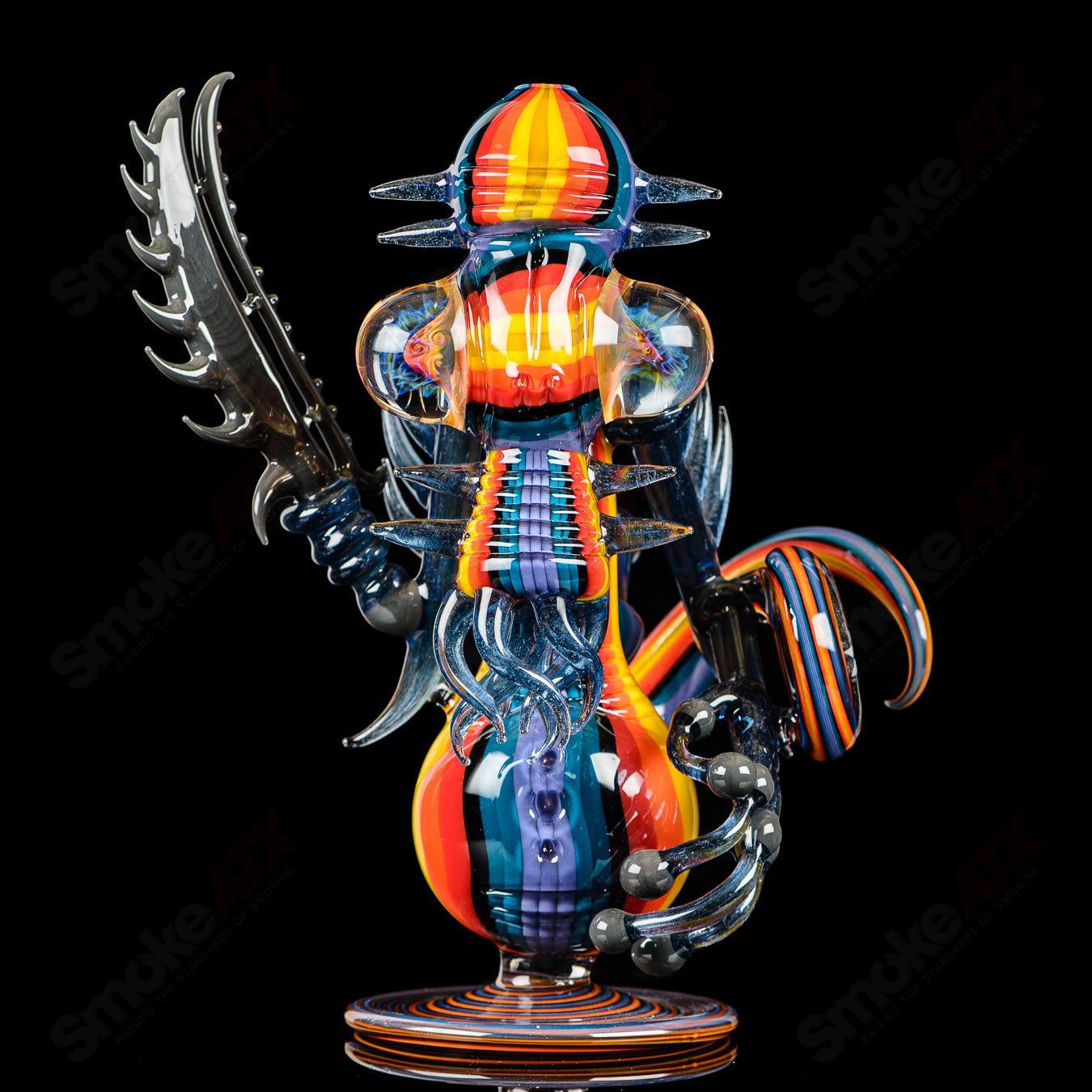 Alien Cthulhu Rig Freeek Glass - Smoke ATX