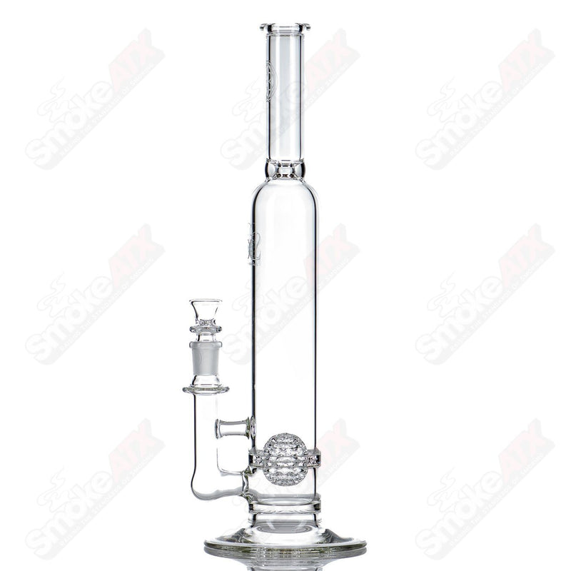 Water Pipe Bong - Gold Fume and Stardust Klein Recycler by