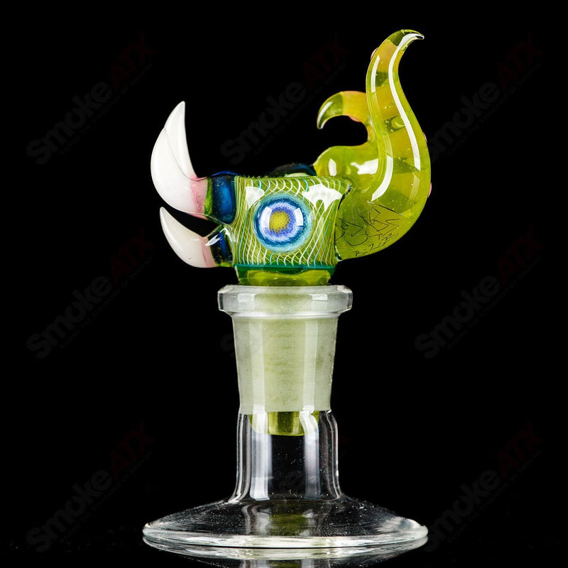 14mm 3-Hole Slide Dosa x Salt Glass - Smoke ATX