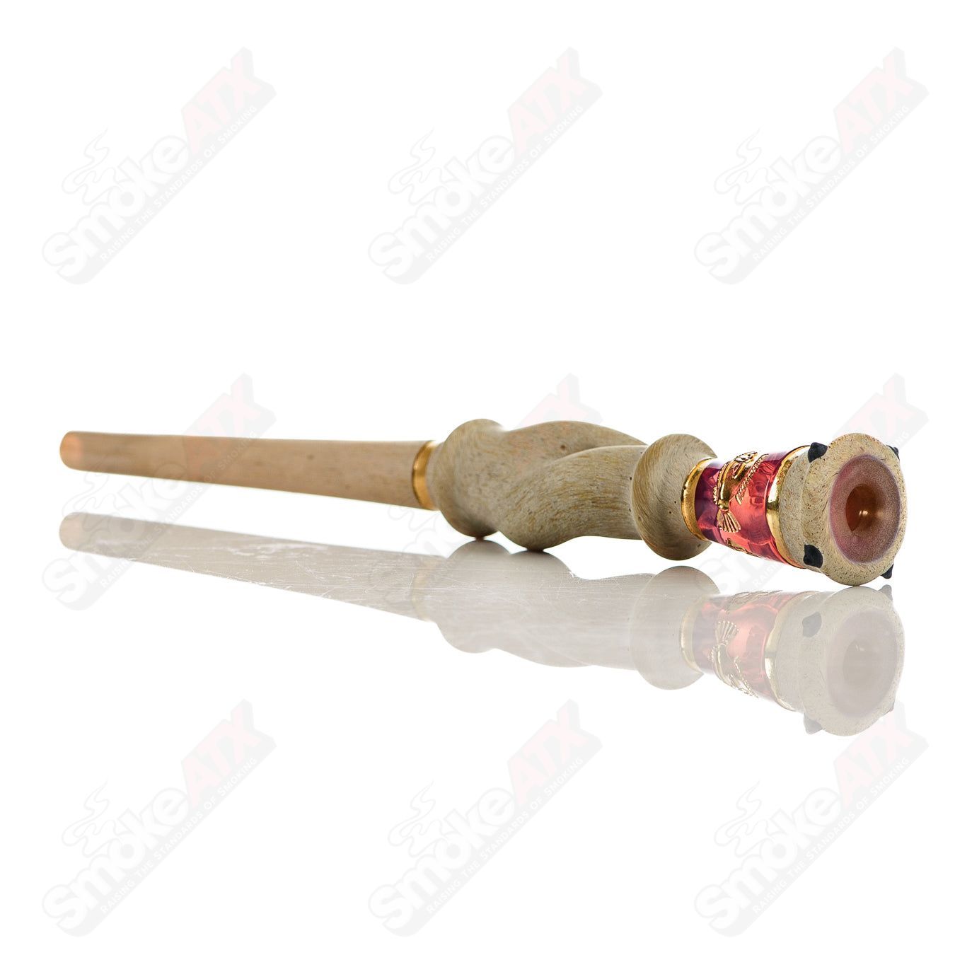 Quellazair Joint Holder (Fish) Green T Glass - Smoke ATX