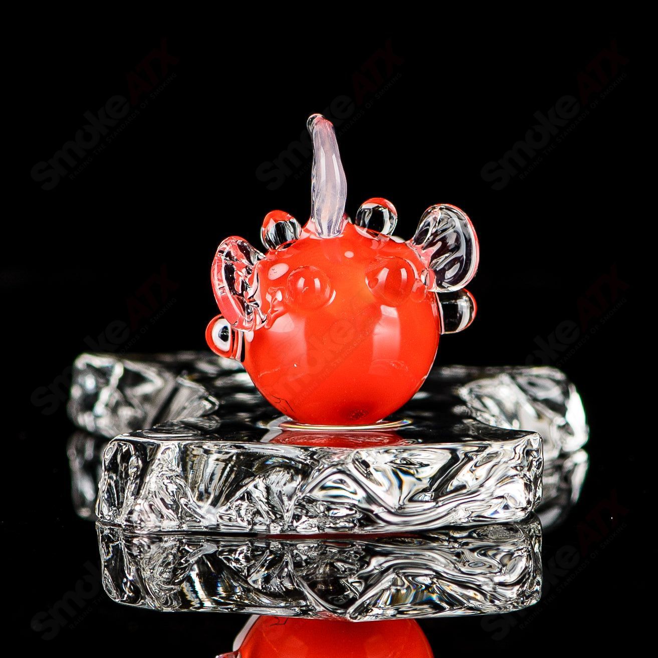 #2 Puffer Slurper Marble Chadd Lacy Glass - Smoke ATX