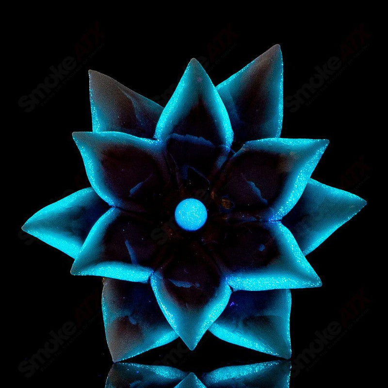 750ml Cactus Decanter w/ Flower Stopper Unparalleled Glass - Smoke ATX