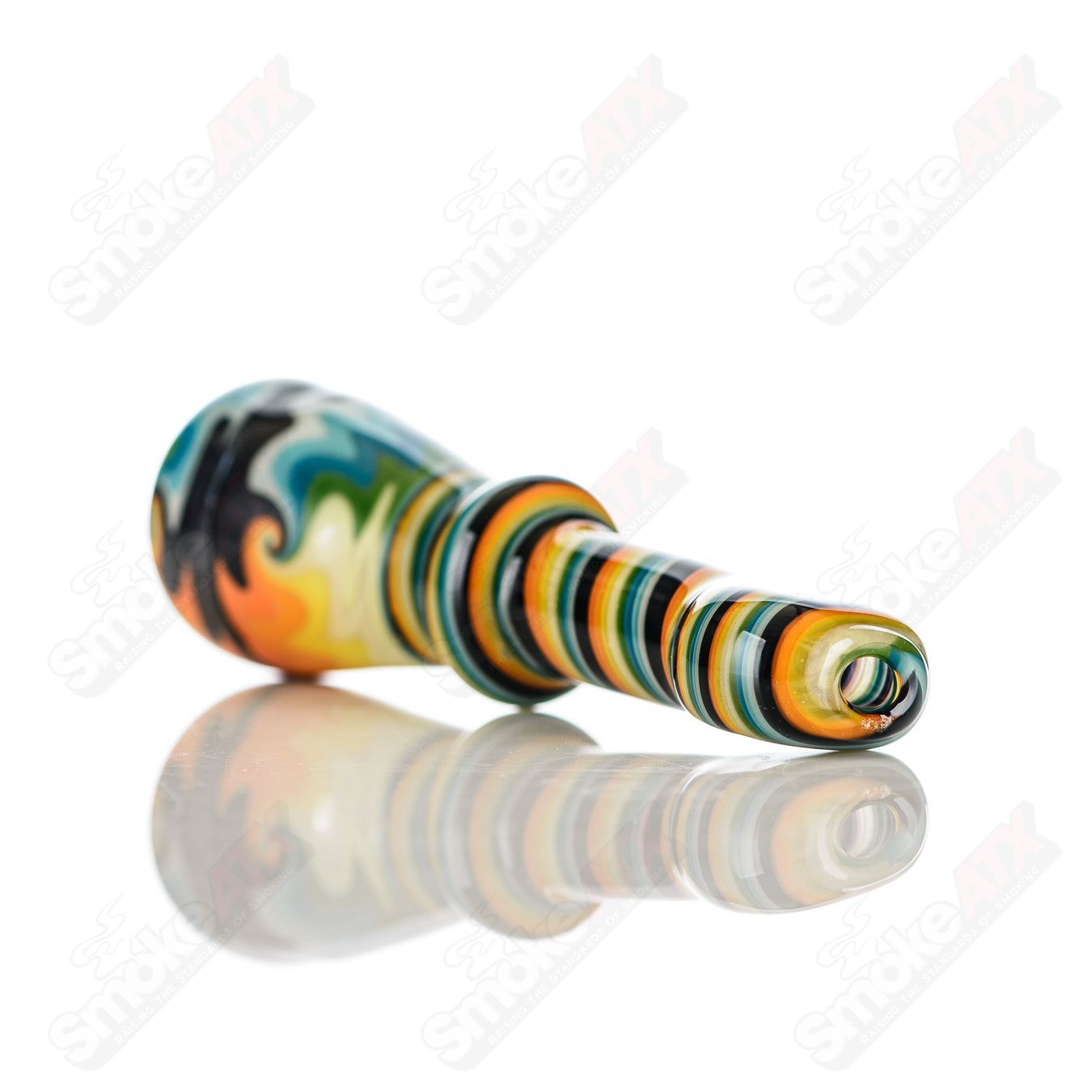 #20 Wig Wag Chillum Katy Wright Glass - Smoke ATX