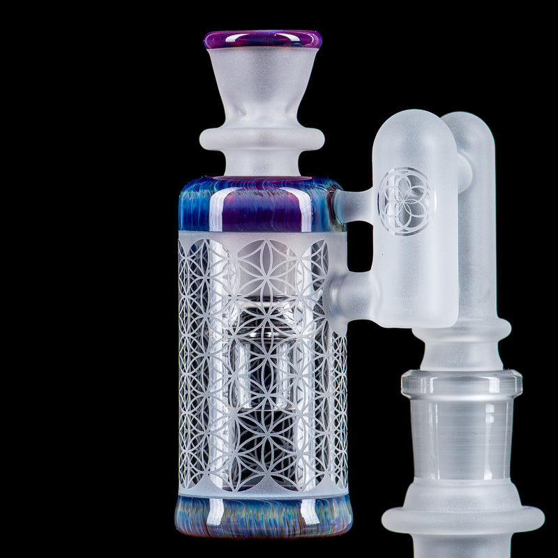 Sacred-G SOL-45 Lace Sphere + DC Set (Amber Purple) SoL Glassworks - Smoke ATX