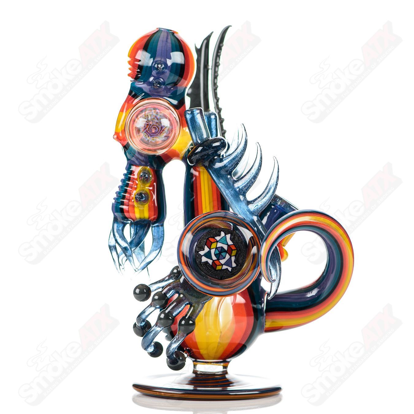 Alien Cthulhu Rig Freeek Glass - Smoke ATX