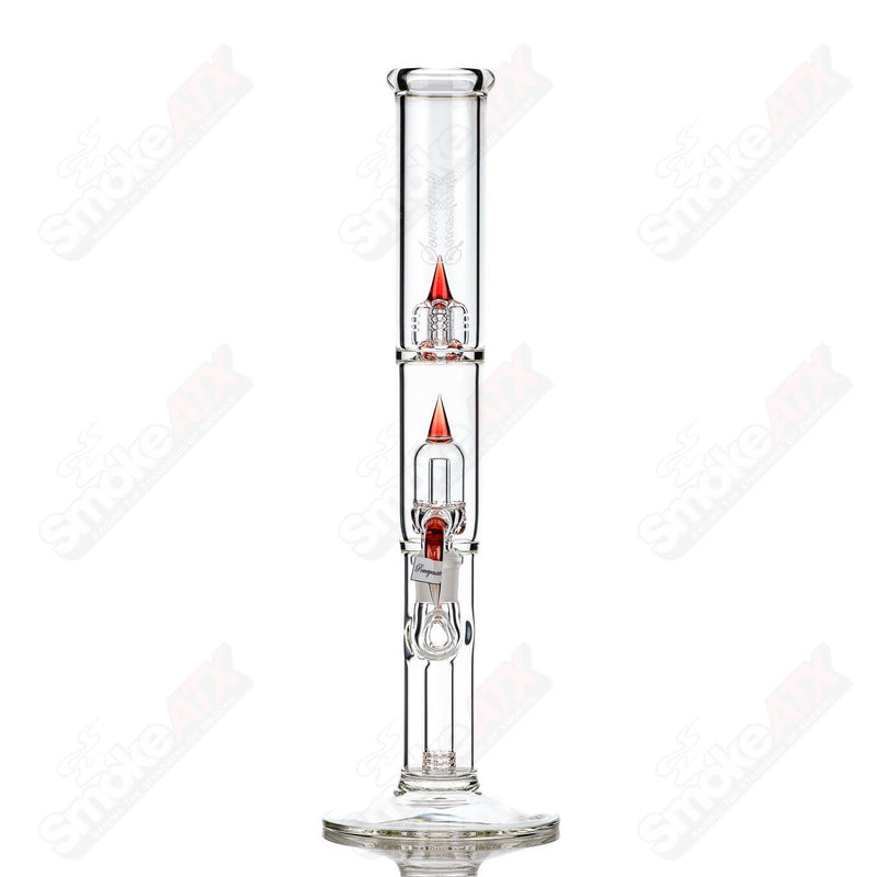 50mm Mini Grid Dome Fixed 360 Straight Neck w Splash Guard (Pomegranate) Sovereignty - Smoke ATX