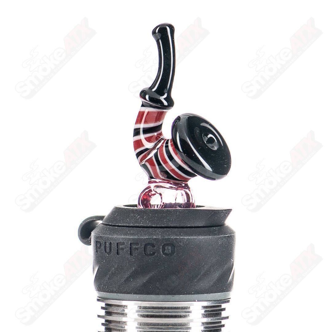 JMass 3DXL Sherlock toggle glass pipe featuring a collaborative design with Chunk, showcasing detailed craftsmanship and clear glass.