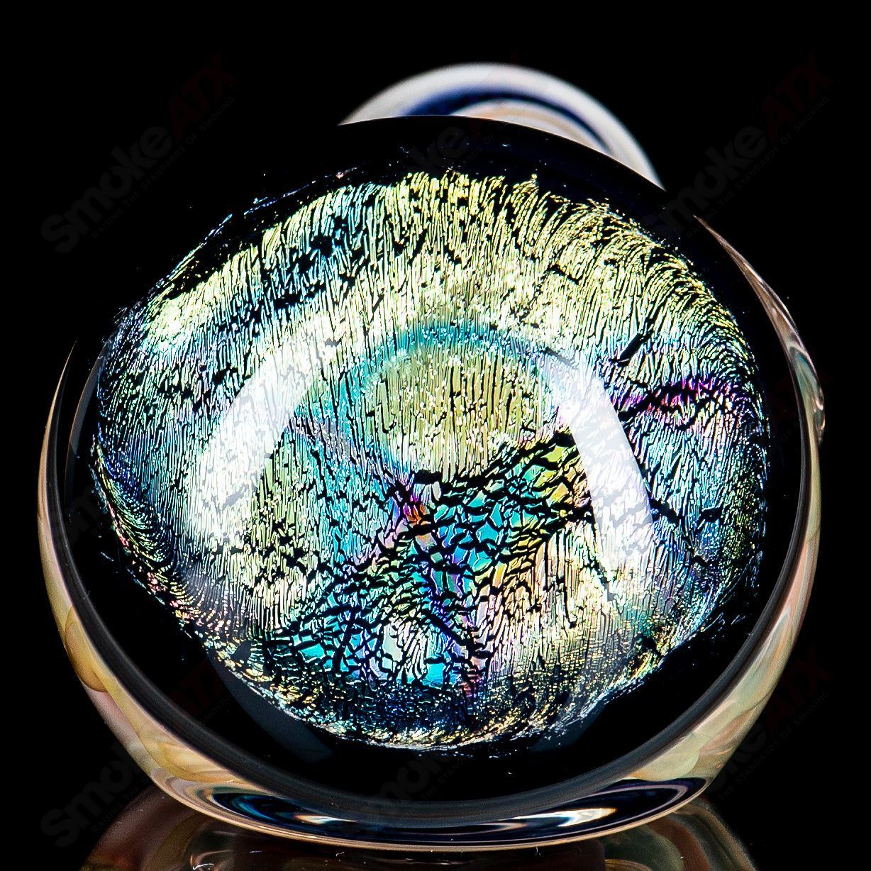 #1 Solid Dichro Head Sherlock by Talent Glass - Smoke ATX 