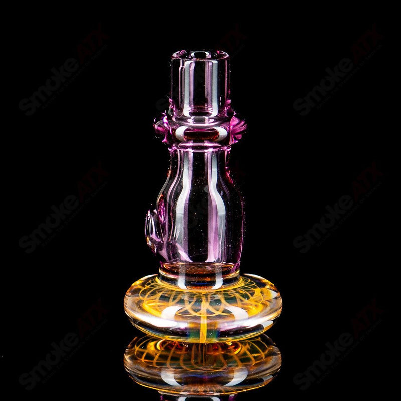 Gold Amethyst Puffco Joystick by Gatez Glass - Smoke ATX 