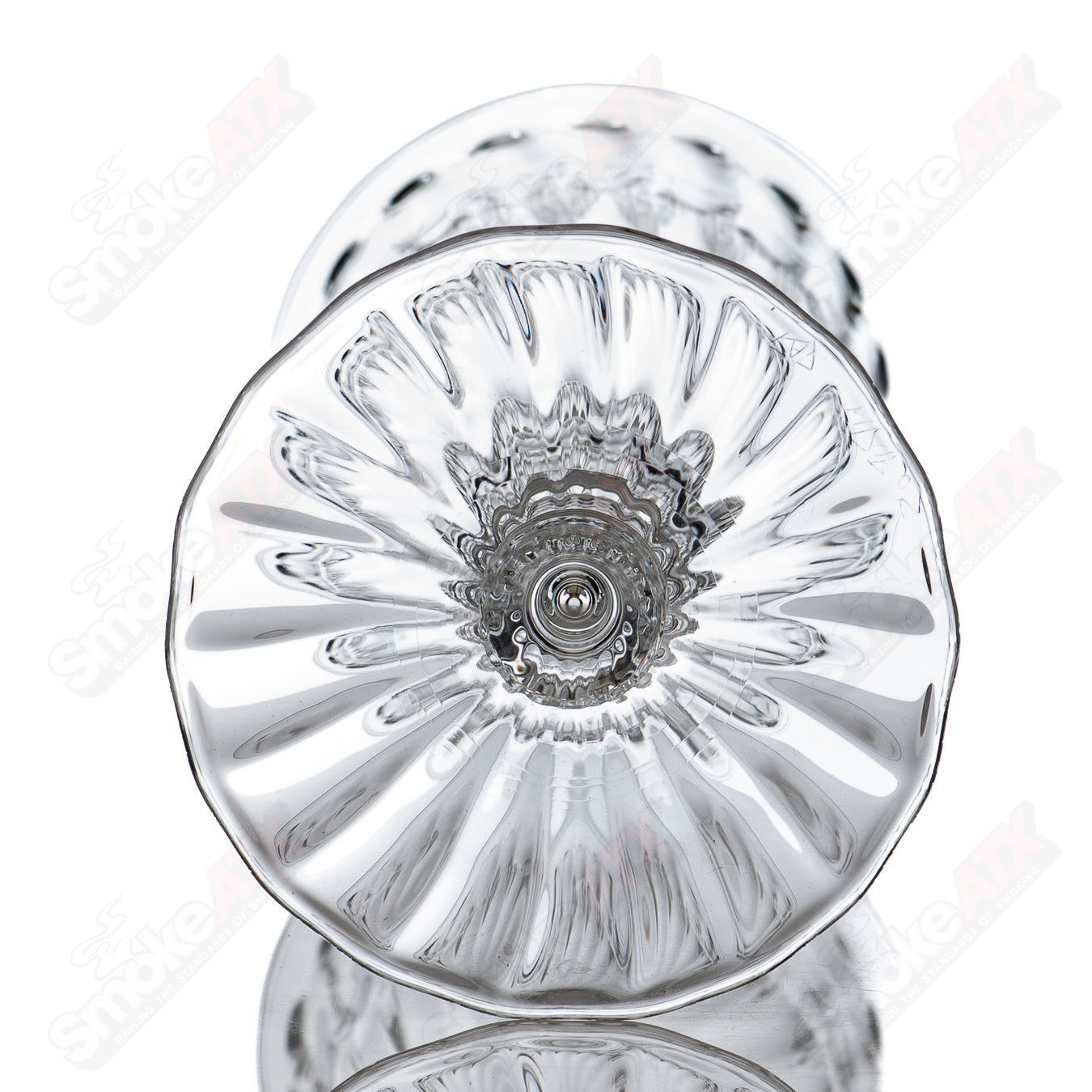 #4 Wine Glass Venetian Rad Glass - Smoke ATX