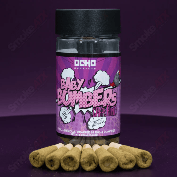 5g Grape Runtz THCa Ocho Baby Bombers - Smoke ATX 