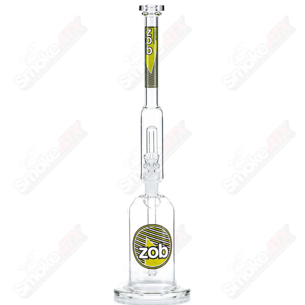 18" Tube W/ Mini UFO Perc (Neon Green/Black) ZOB - Smoke ATX 
