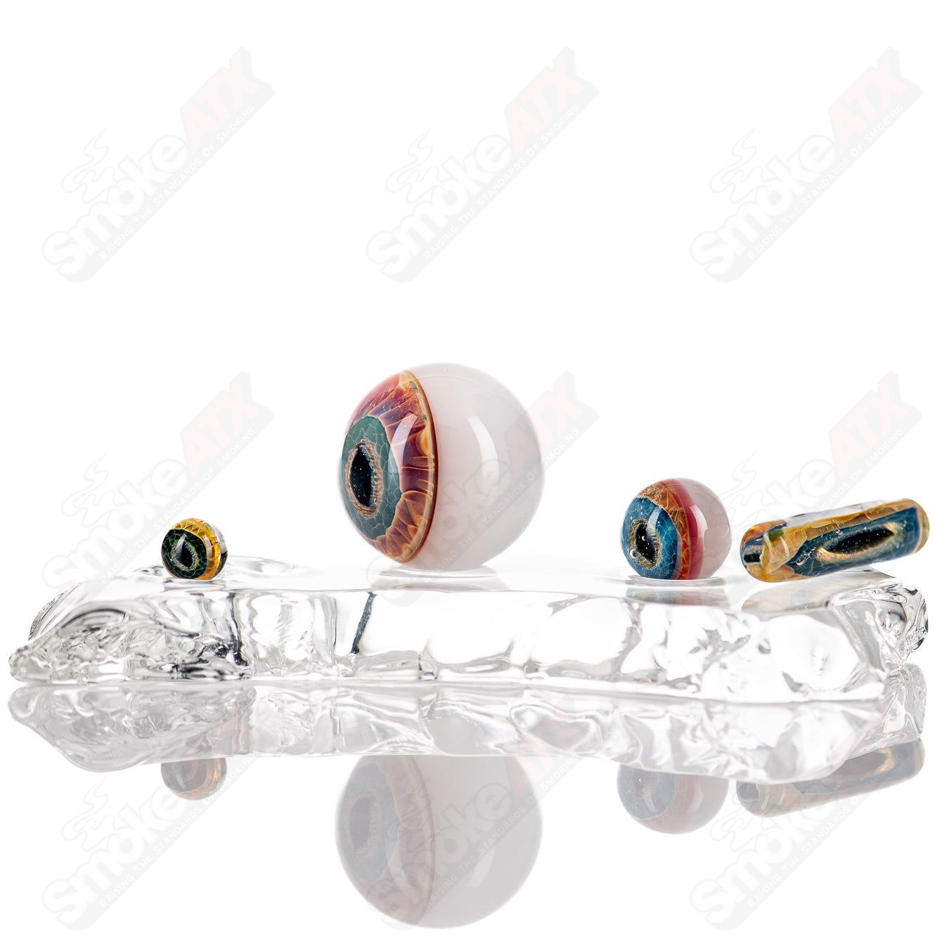 Eye Slurper Set Indo Glass - Smoke ATX