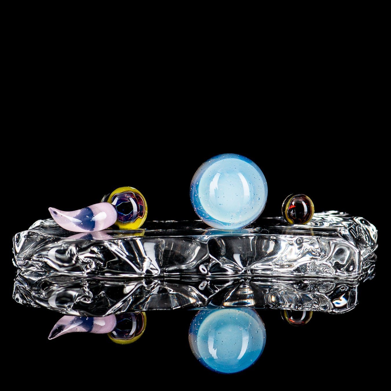 Eye Slurper Set King Leo Glass - Smoke ATX