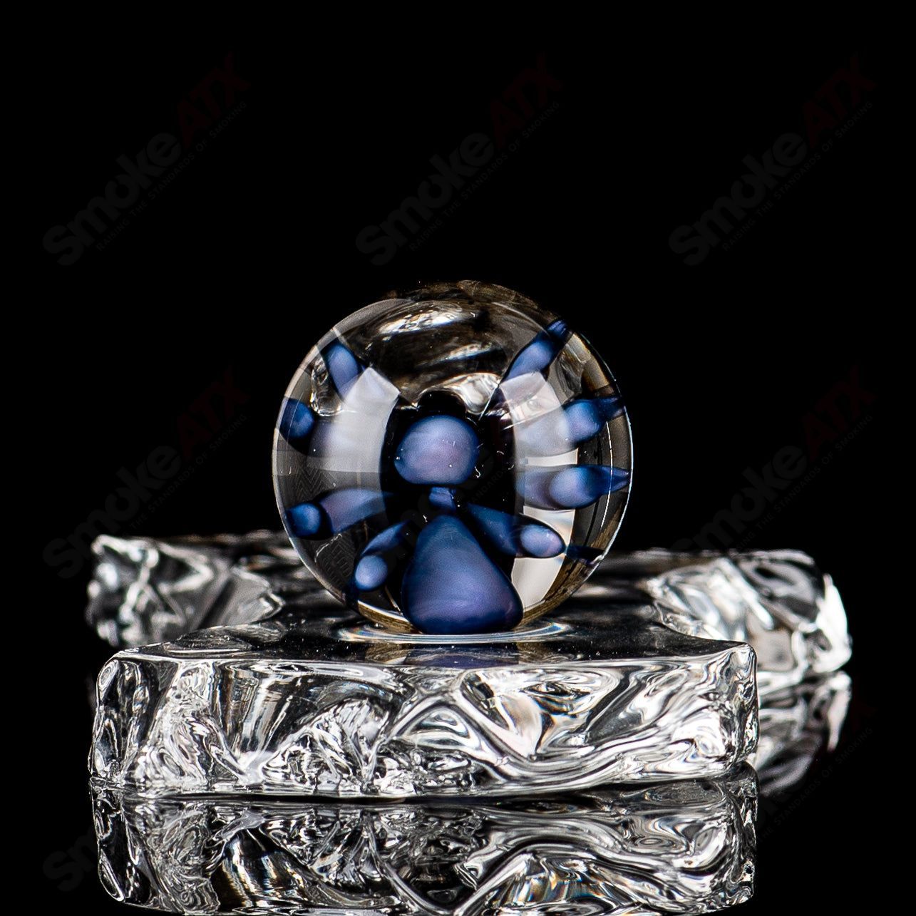 Kobuki Glass #2 Spider Topper Marble - Smoke ATX