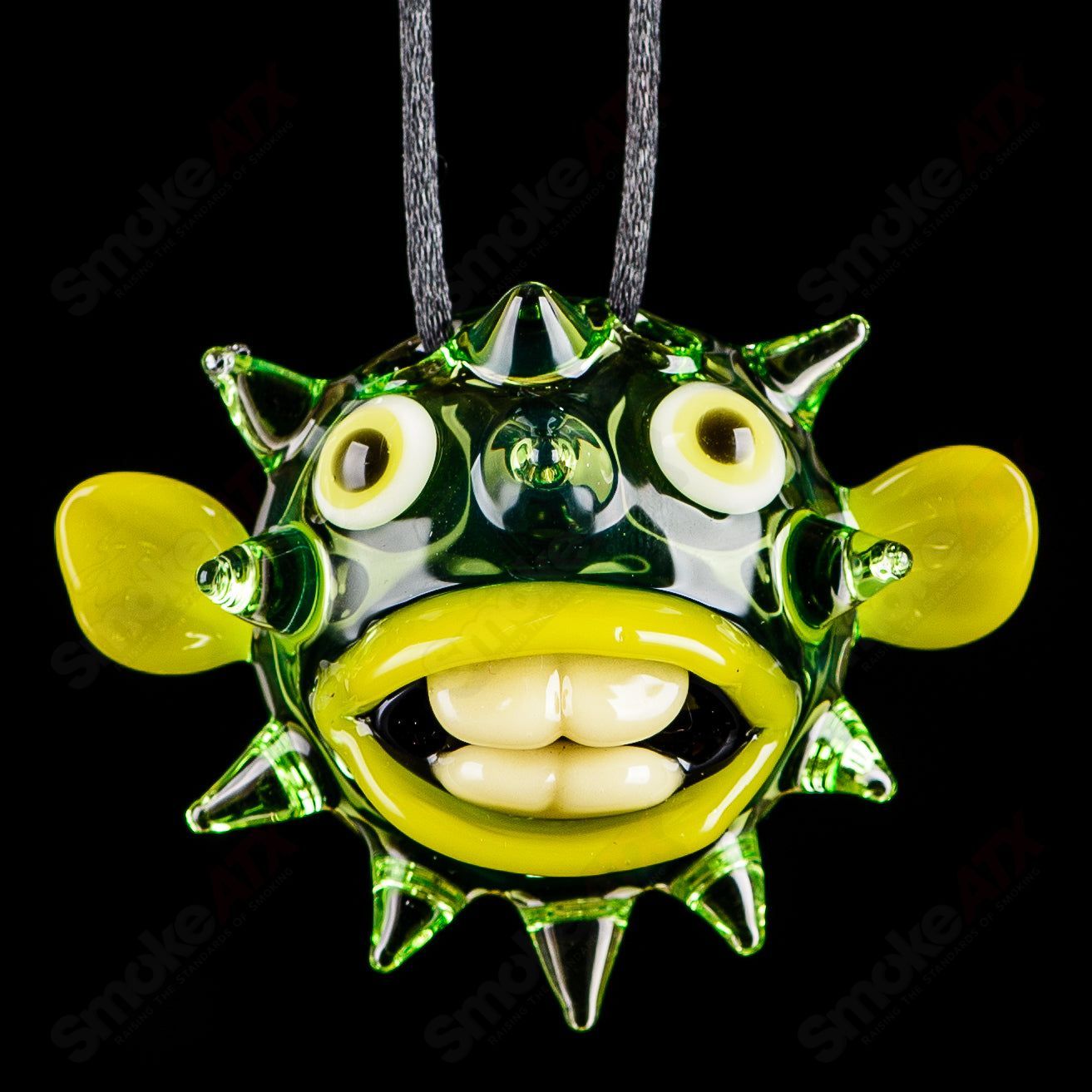 #2 Puffer Pendant Chadd Lacy Glass - Smoke ATX