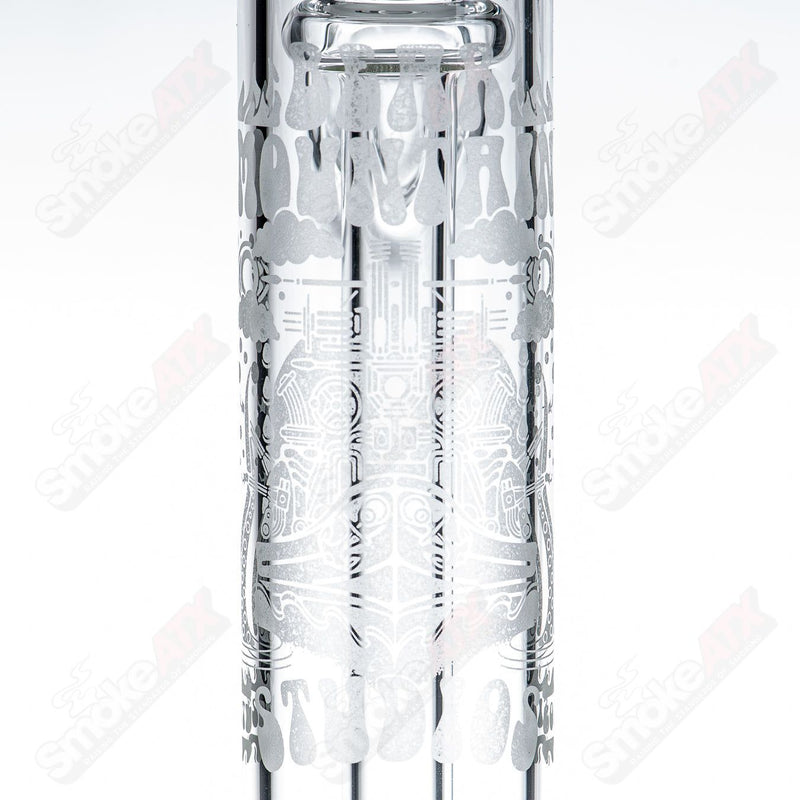18mm King Ratchet Bubbler by Bear Mountain Studios - Smoke ATX 