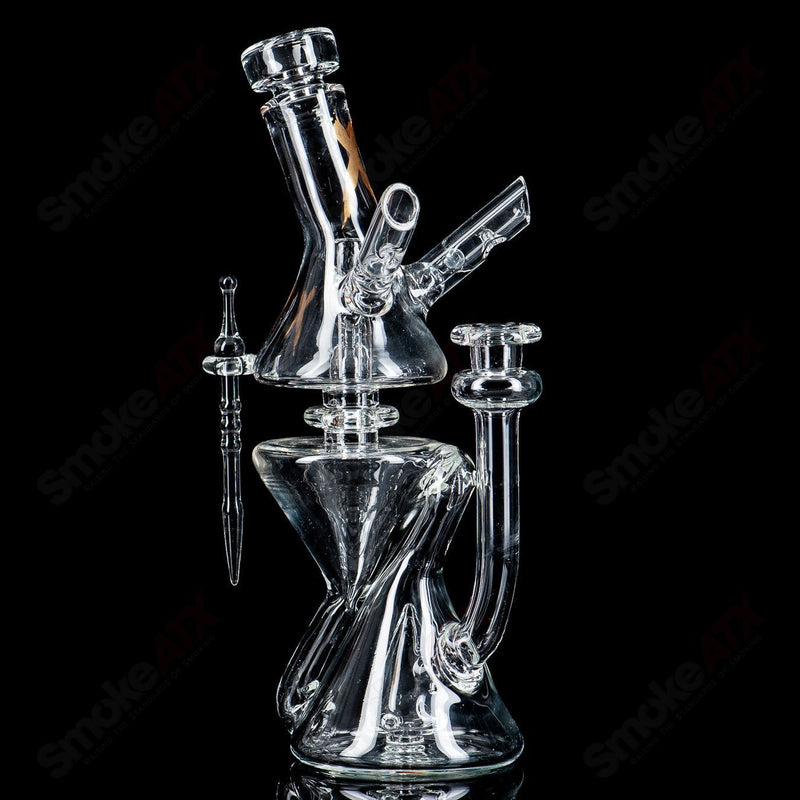 Clear Xhalecycler RAM Robert Mickelsen Glass - Smoke ATX 