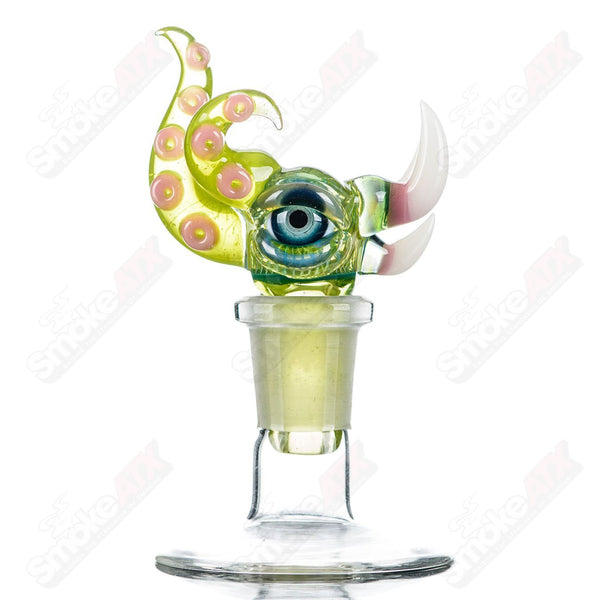 14mm 3-Hole Slide Dosa x Salt Glass - Smoke ATX