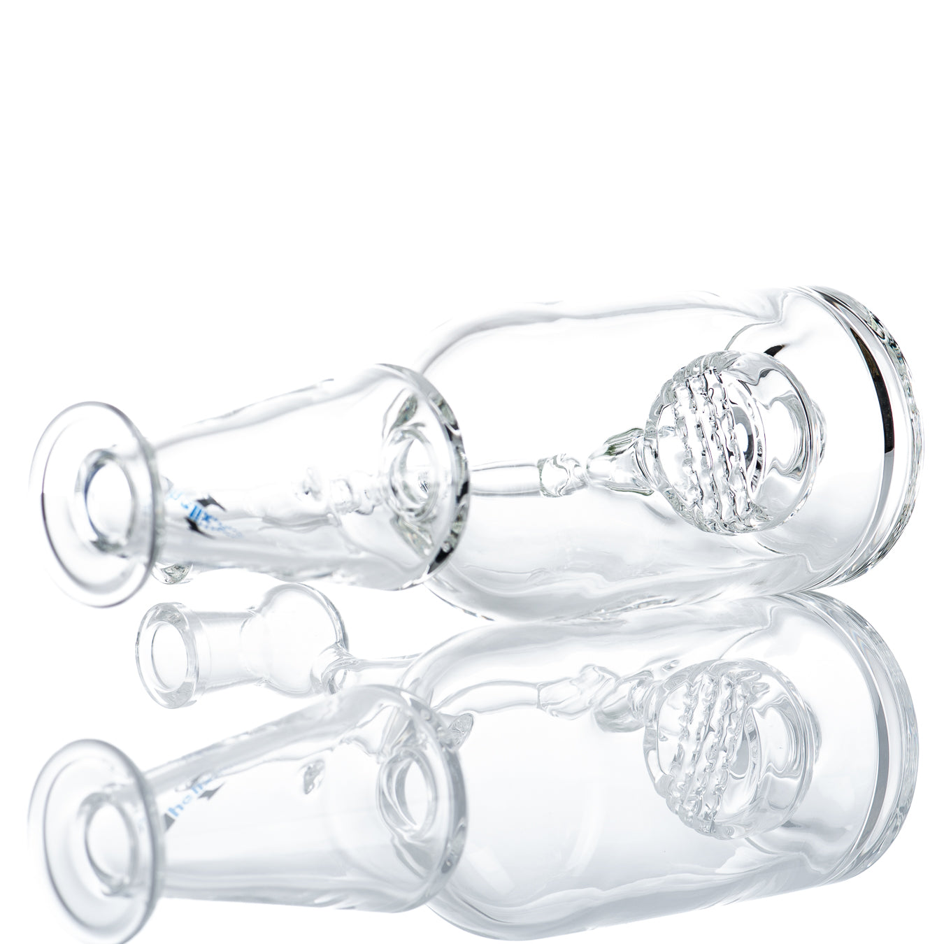 Blue Label Bottle Rocket Bubbler by American Helix - Smoke ATX 