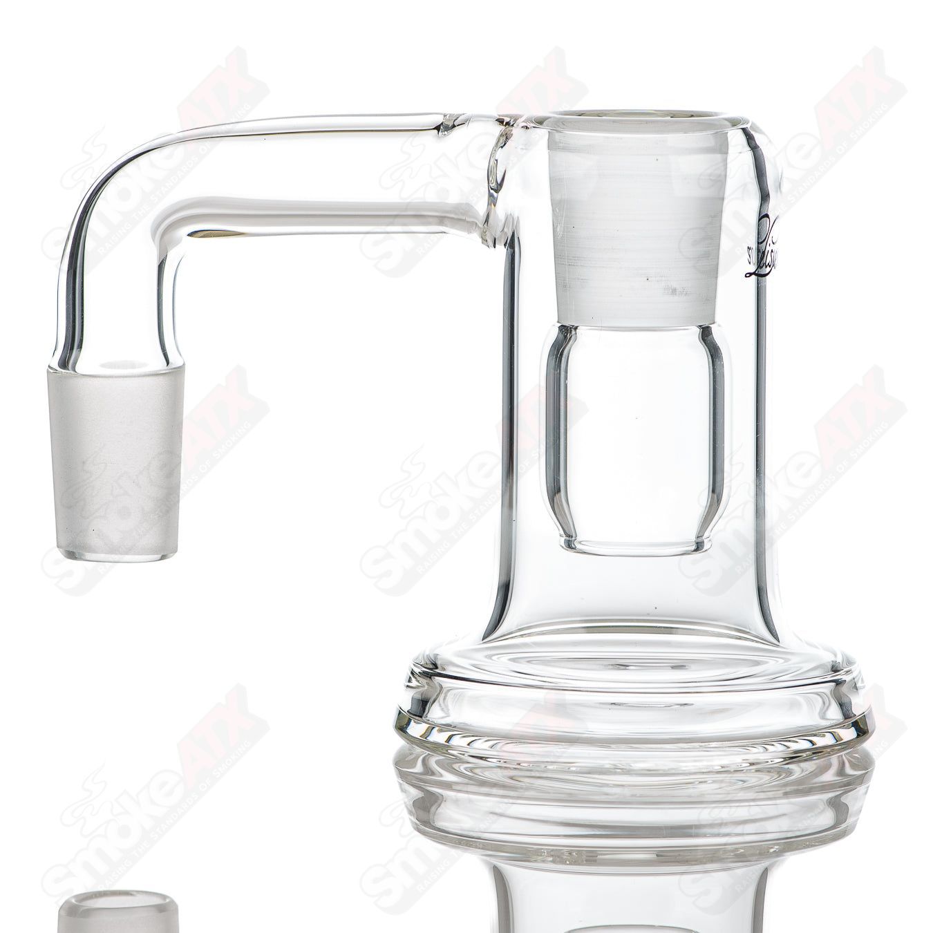 18/90 Drycatcher (Calligraphy Logo) Leisure Glass - Smoke ATX