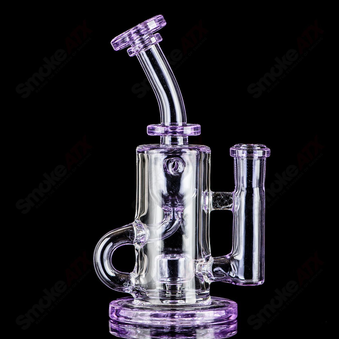 #1 Color Seed Perc Klein Incycler Fat Boy Glass - Smoke ATX