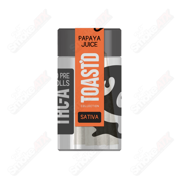 7ct 3.5g Papaya Juice THCa Preroll TOASTD Half Bakd - Smoke ATX 