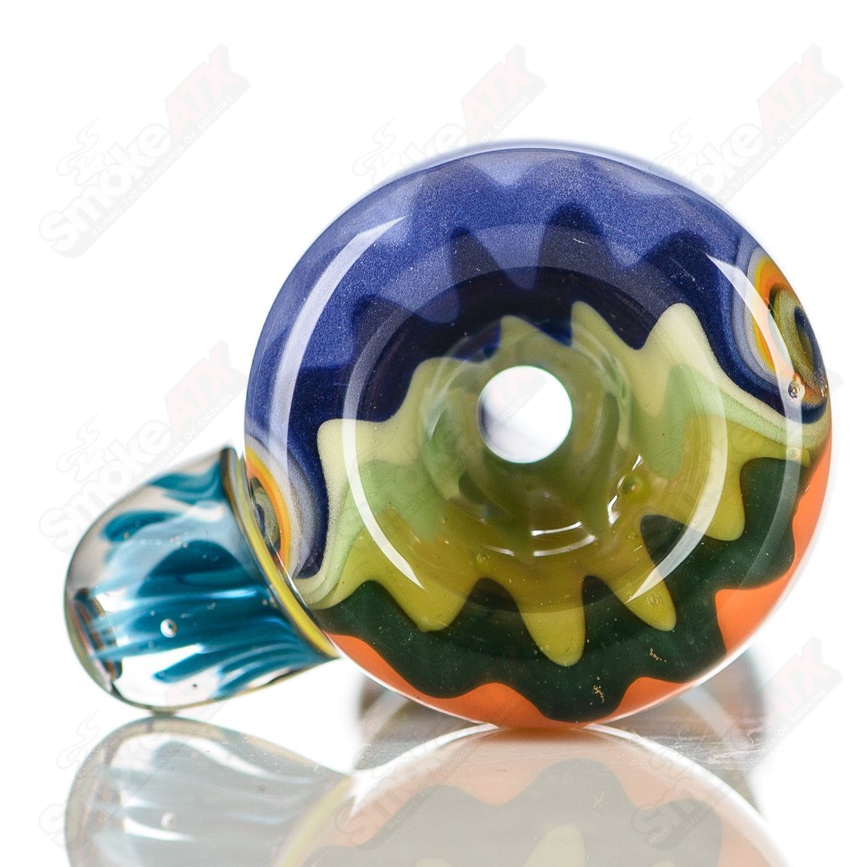 #16 Wig Wag Chillum Katy Wright Glass - Smoke ATX