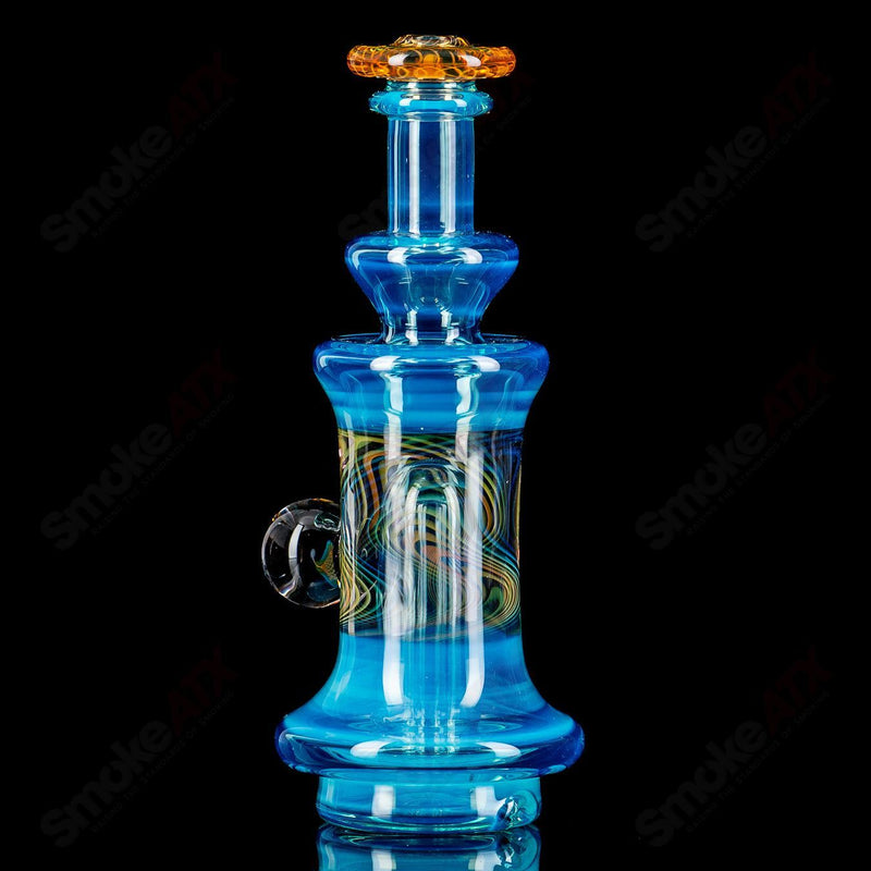 Meta-Terrania Puffco Water Top by Gatez Glass - Smoke ATX 