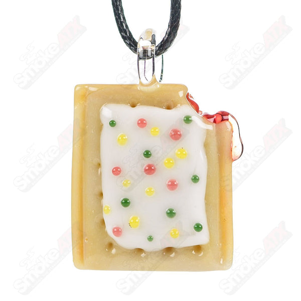 White Icing Pop Tart Pendant Renee Patula - Smoke ATX